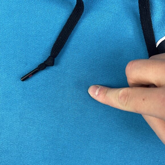 Nike Air Pivot Blue Short Sleeve Sweatshirt Hoodie Jacket L Tech Fleece (Read) - Picture 11 of 16